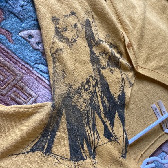 Cute Mustard Cardigan - Picture 3 of 9